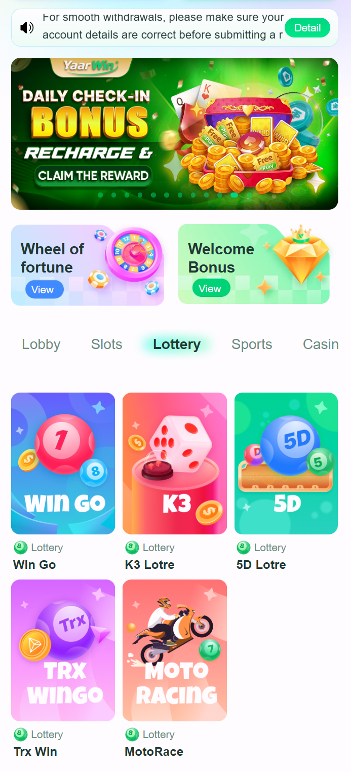 WinGo interface with number and colour options